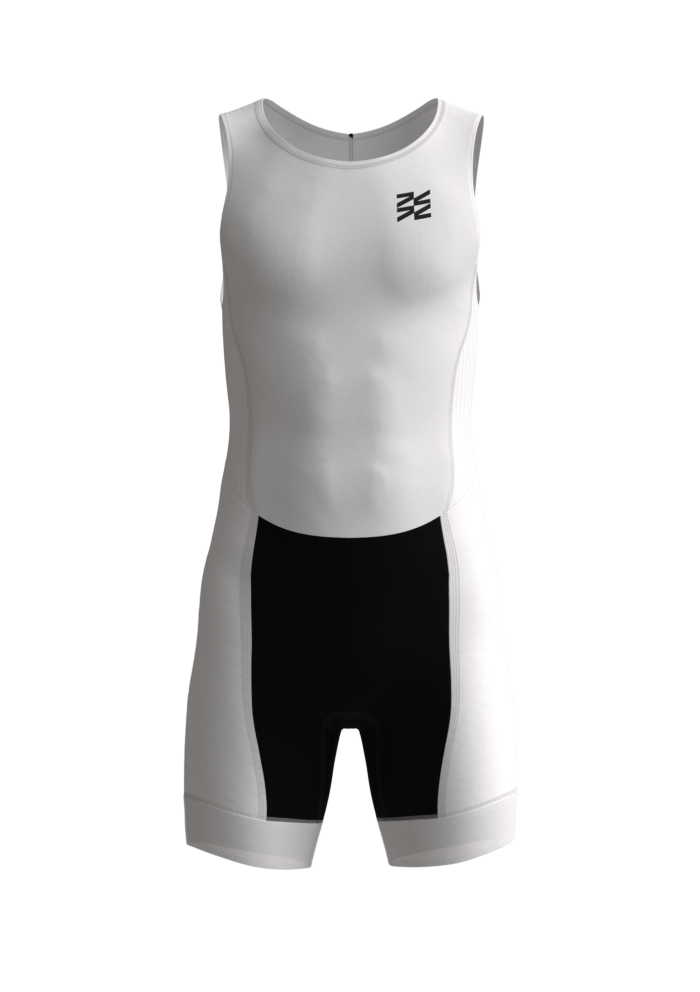 Стартовый костюм для триатлона, без рукавов, слитная конструкция, мужской / ТРИСЬЮТ VTR-17