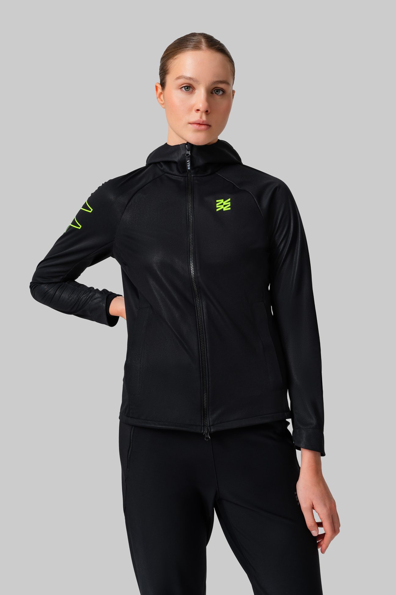 Женская Беговая Ветровка Practice Blacg