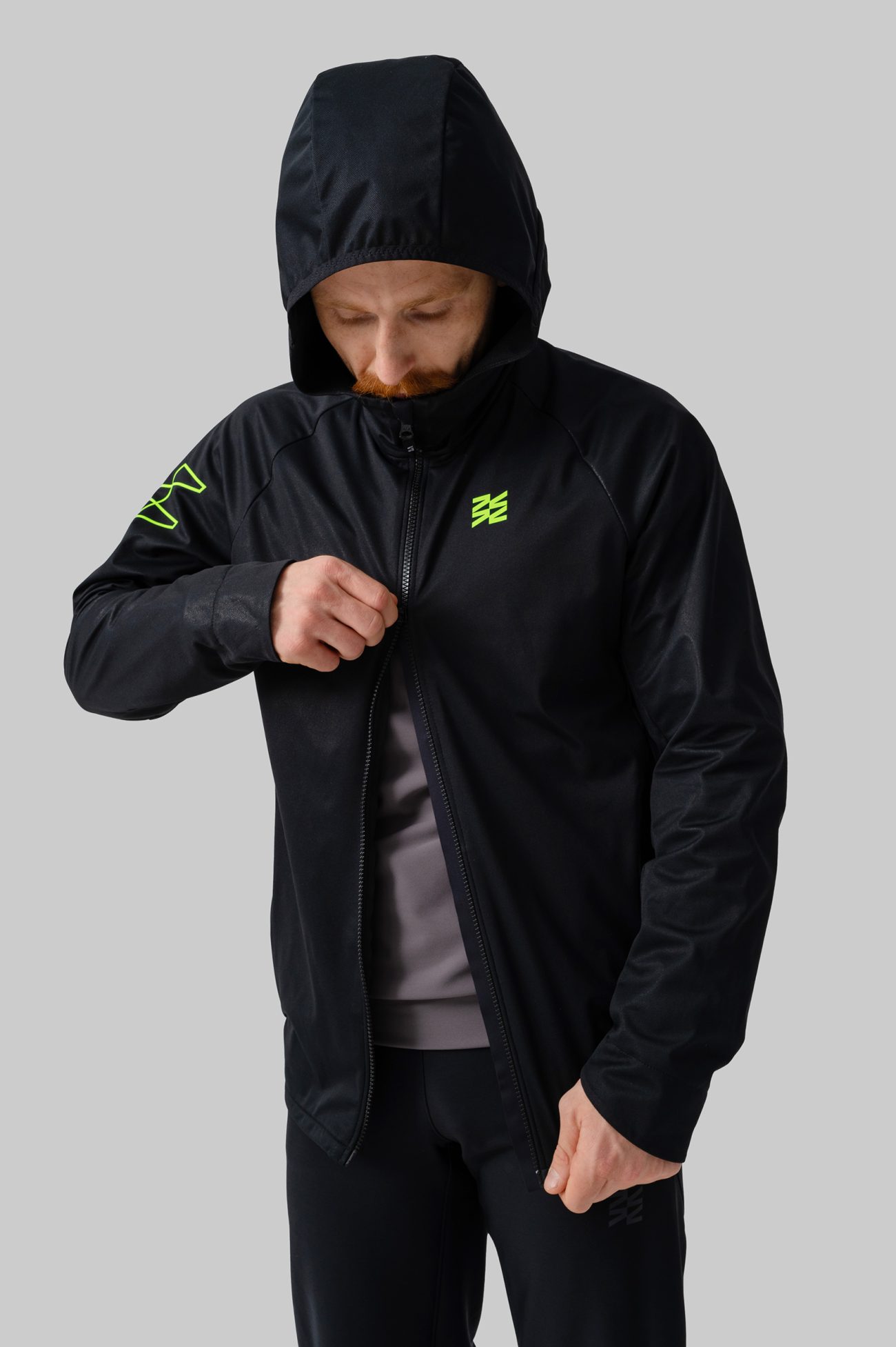 Мужская Беговая Ветровка Practice Blacg