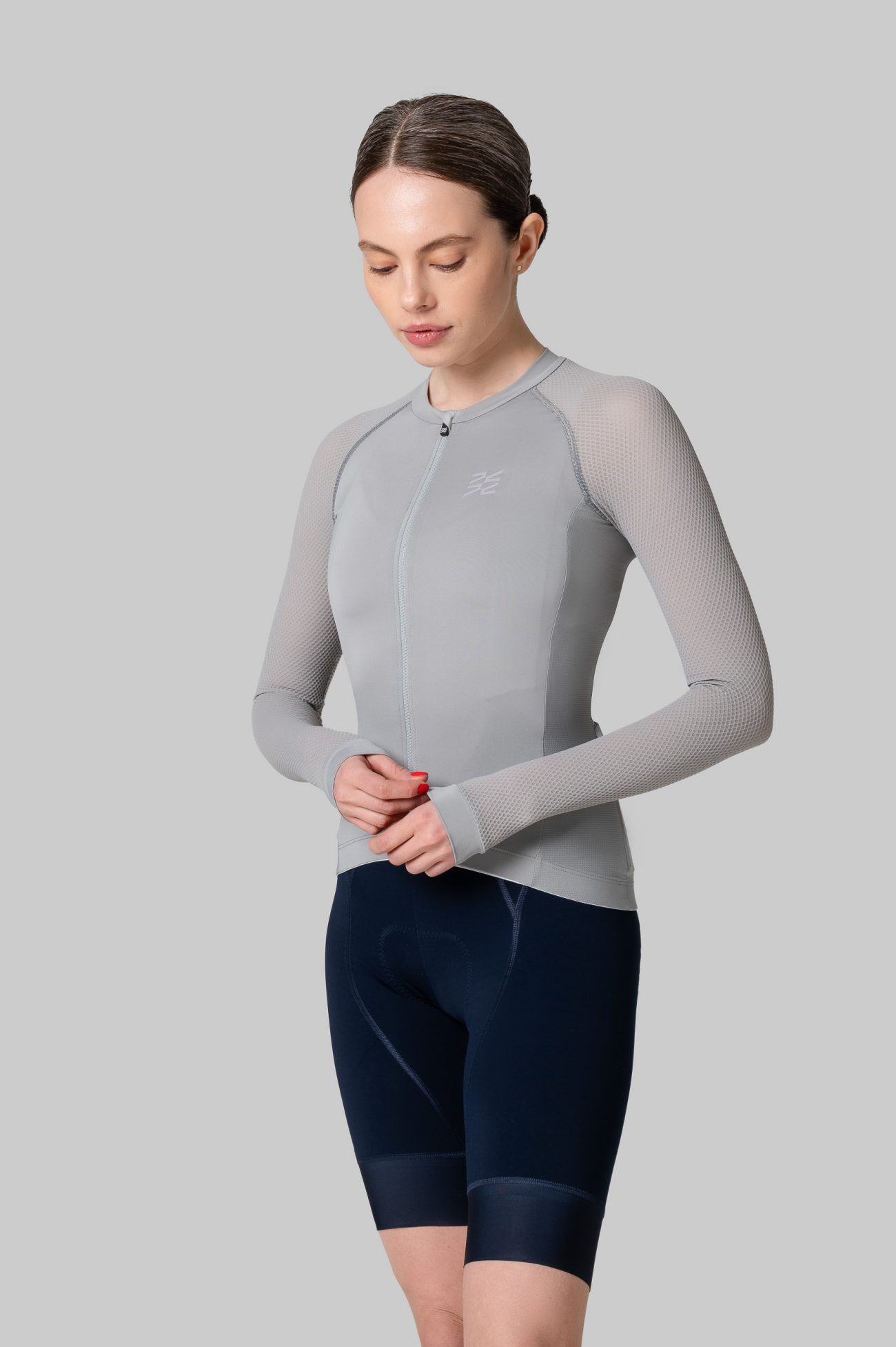 Женская Джерси с Длинным Рукавом Evolve Silver