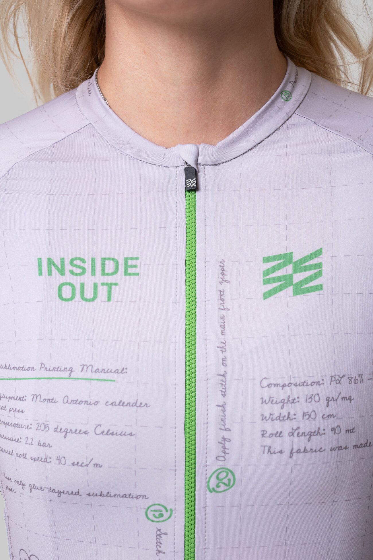 Женская Джерси Evolve Inside Out Green