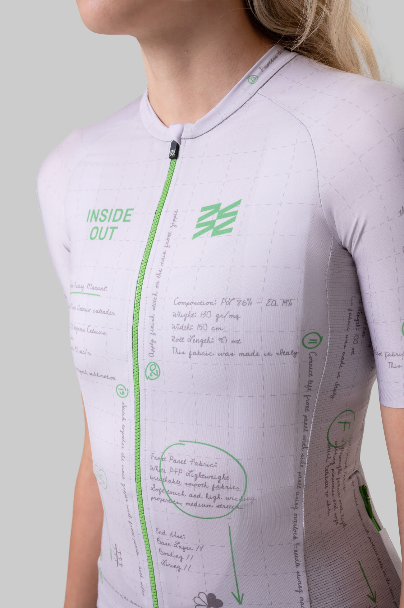 Женская Джерси Evolve Inside Out Green