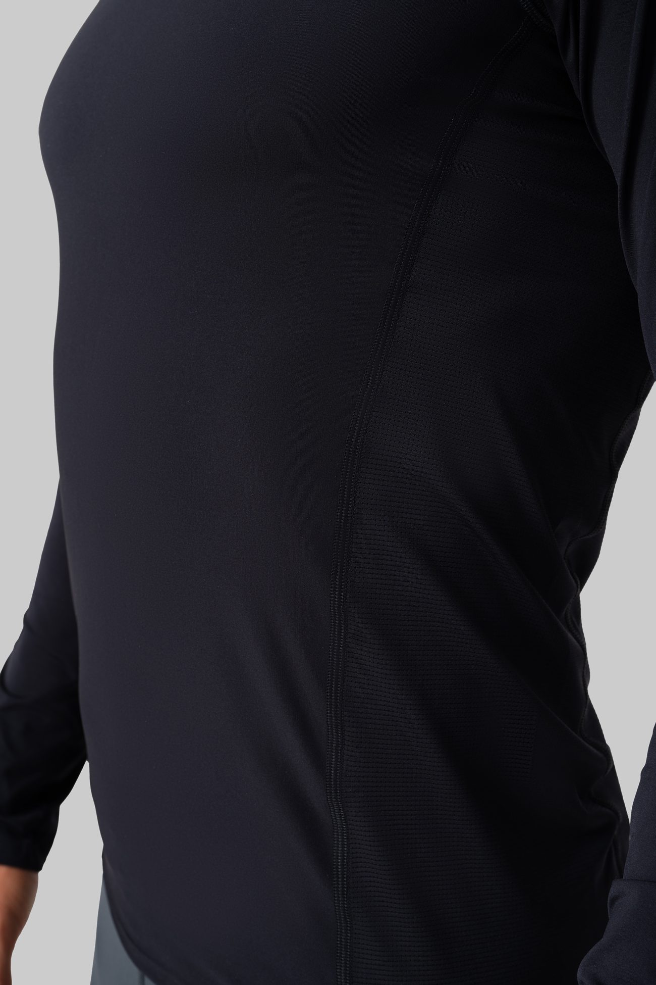 Мужской Беговой Лонгслив Practice Black