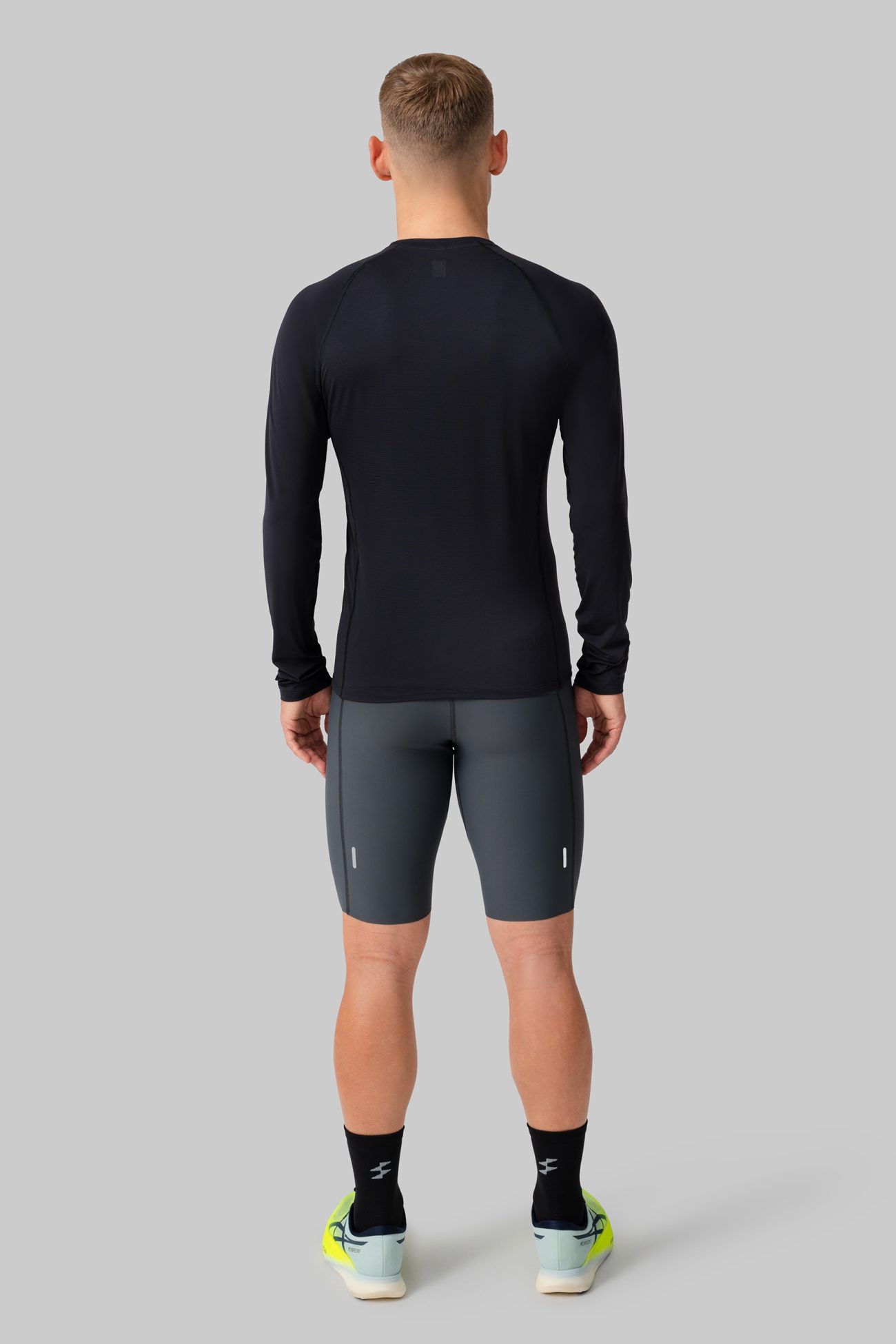 Мужской Беговой Лонгслив Practice Black