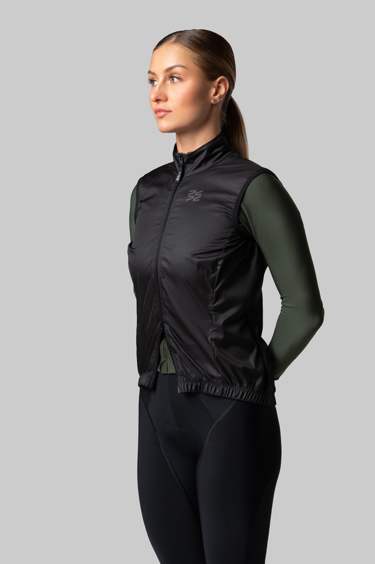 Женская Ветрозащитная Жилетка Black