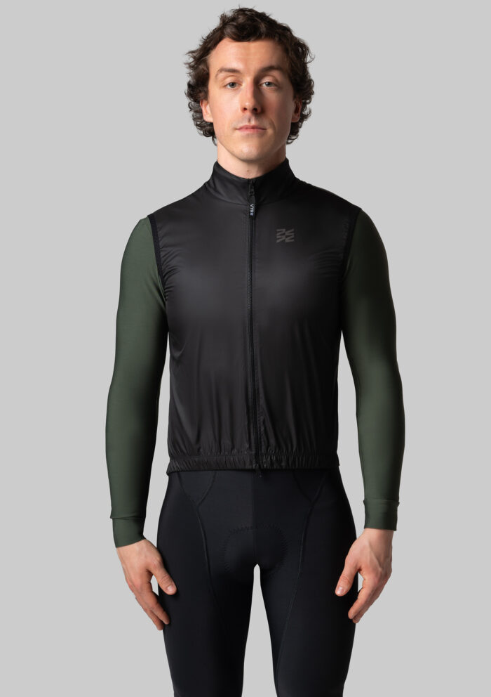 Мужская Ветрозащитная Жилетка Black