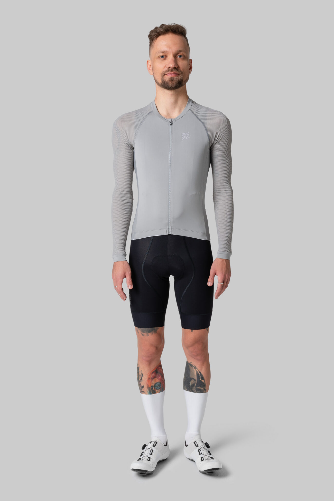 Мужская Джерси с Длинным Рукавом Evolve Silver