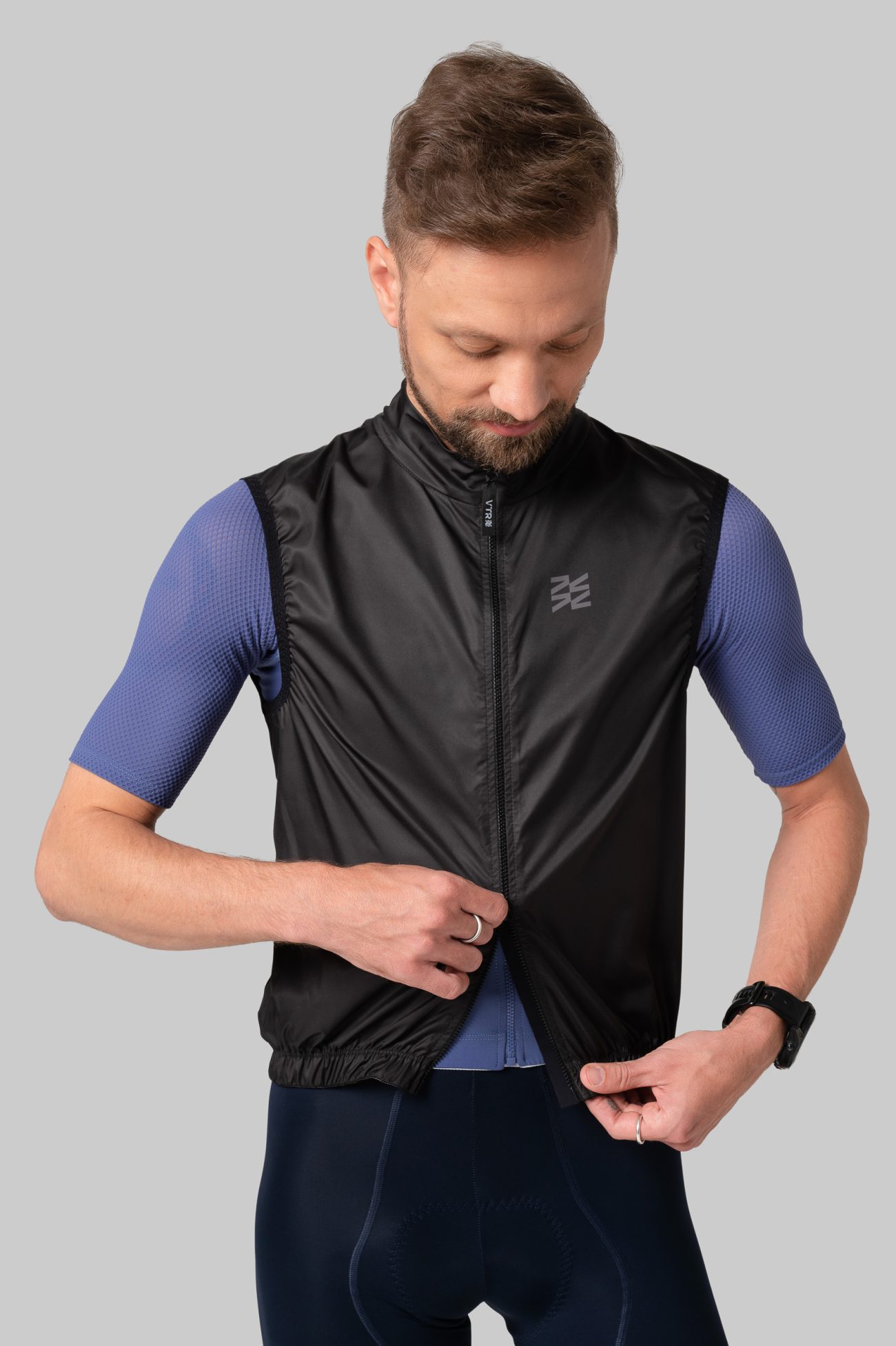 Мужская Ветрозащитная Жилетка Evolve Black