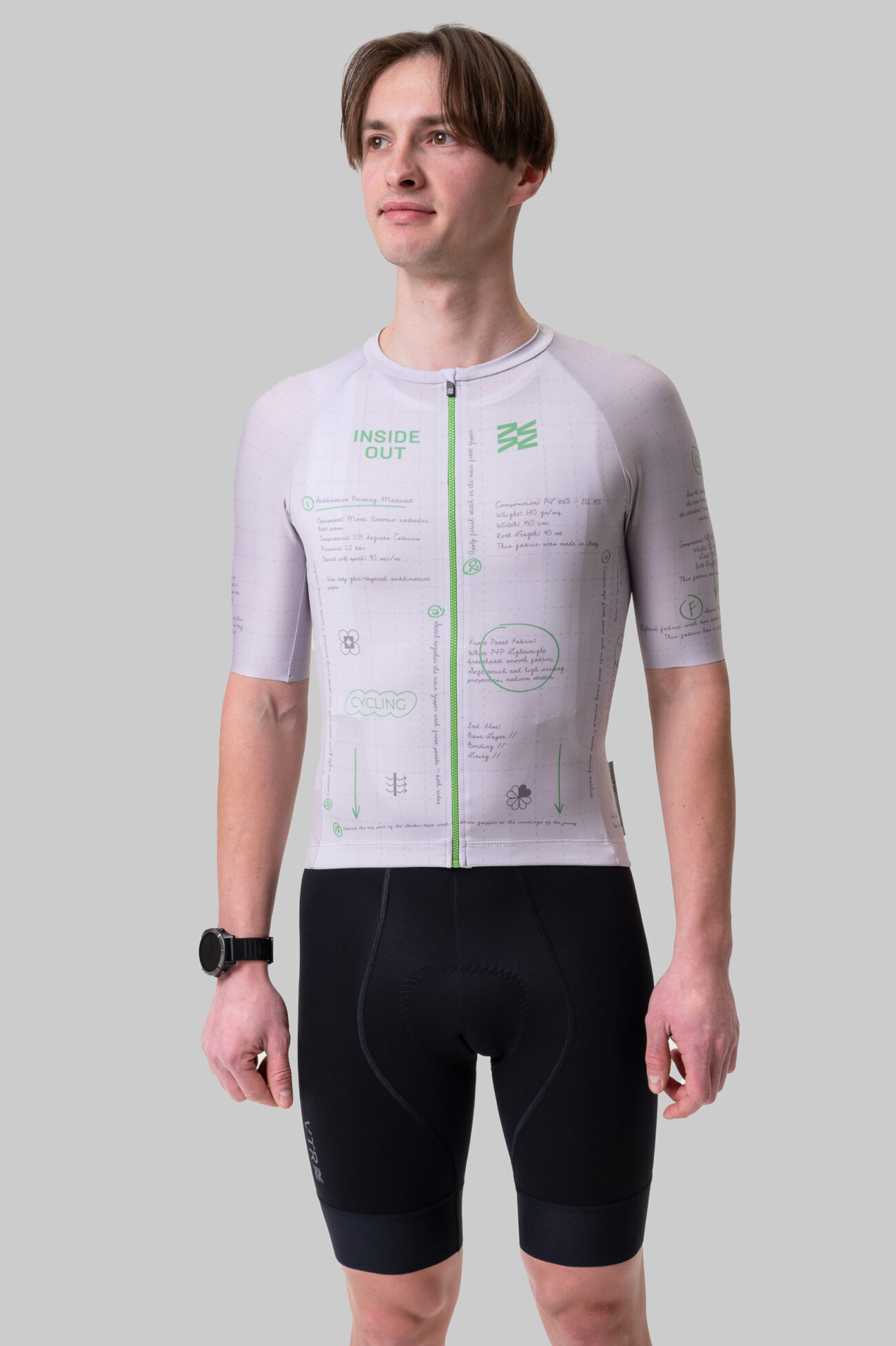 Мужская Джерси Evolve Inside Out Green