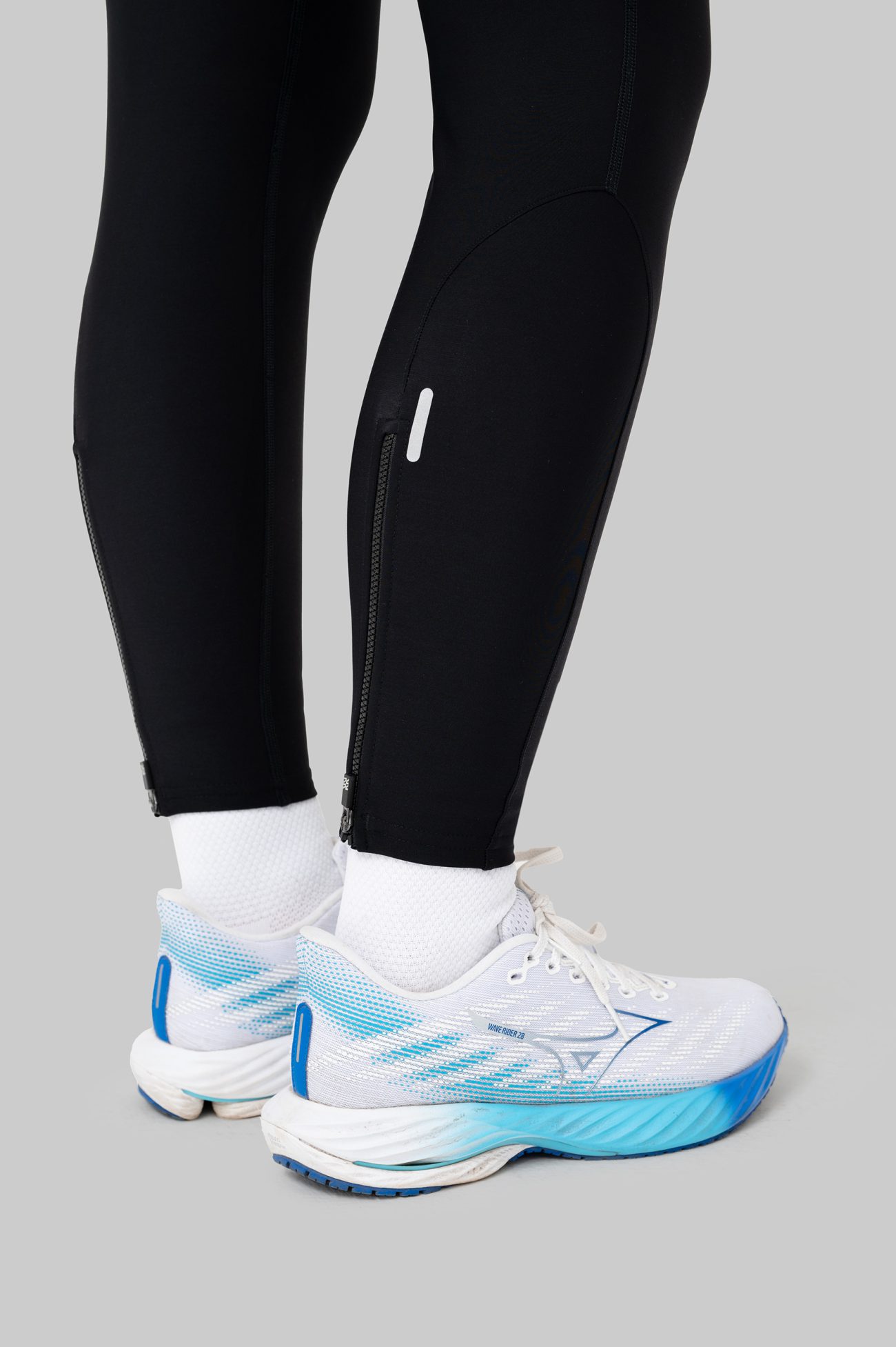 Женские Утеплённые Беговые Тайтсы Practice Black