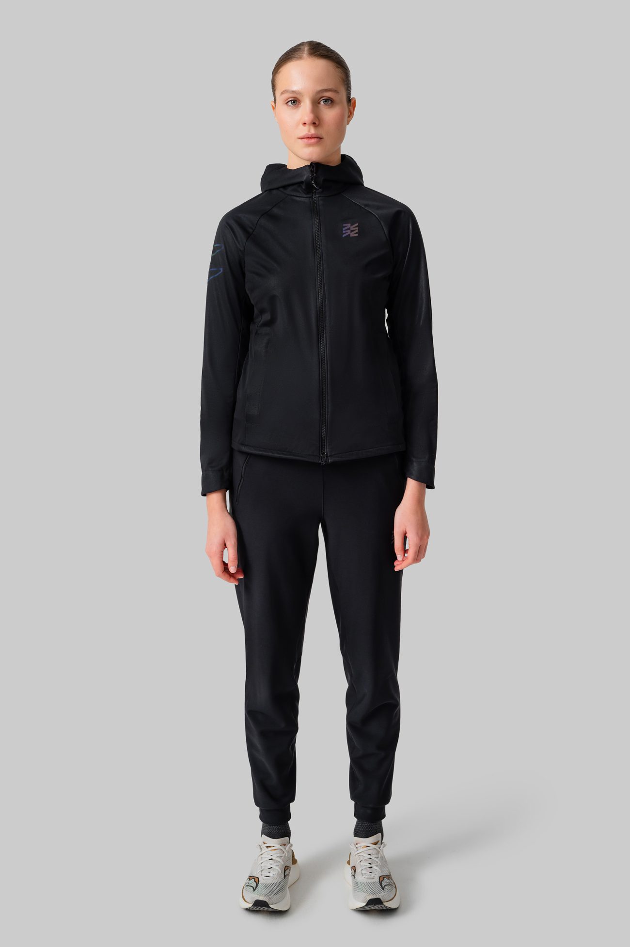 Женская Беговая Ветровка Practice Black