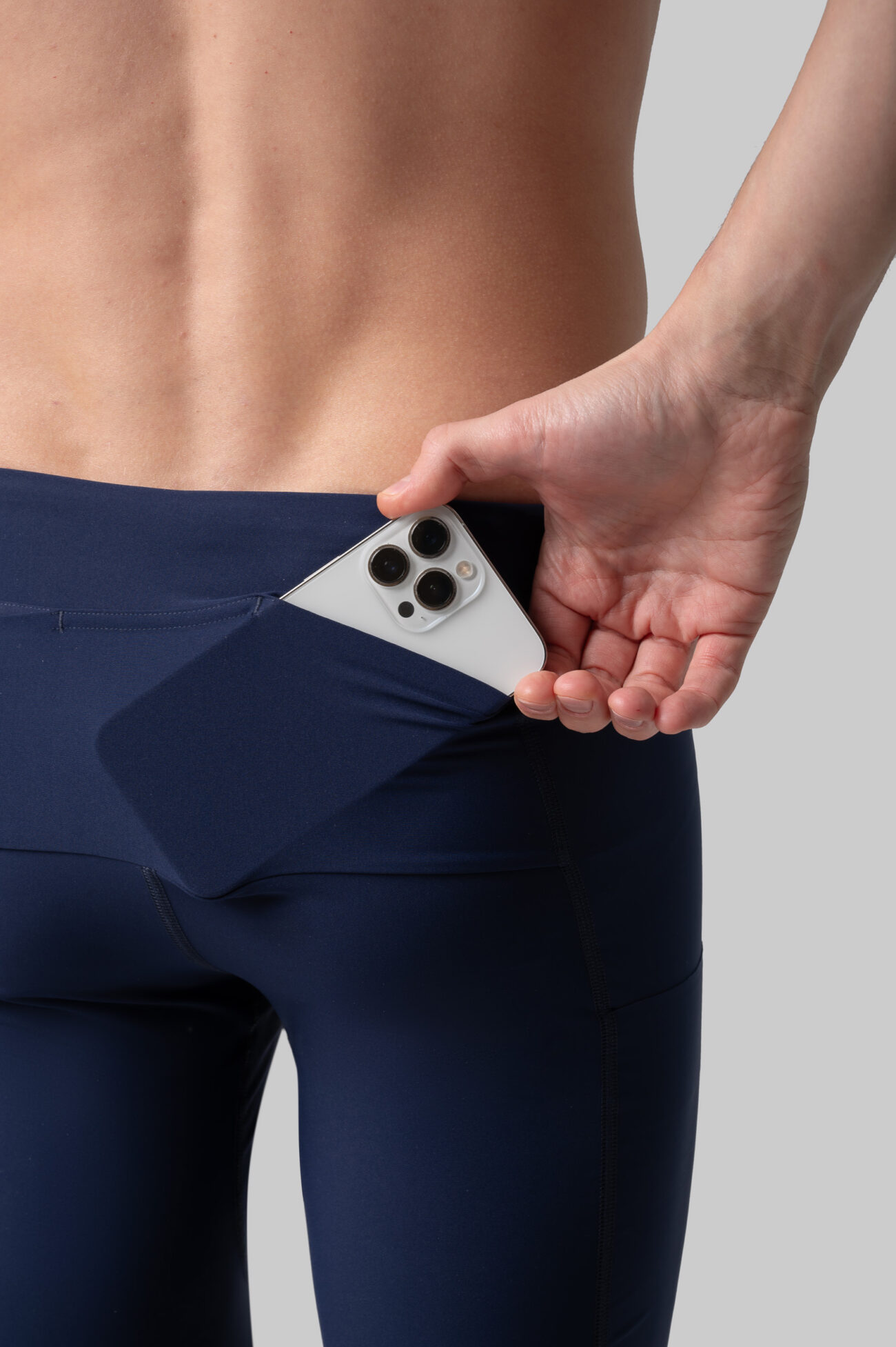 Мужские Беговые Халф-тайтсы Cargo Navy