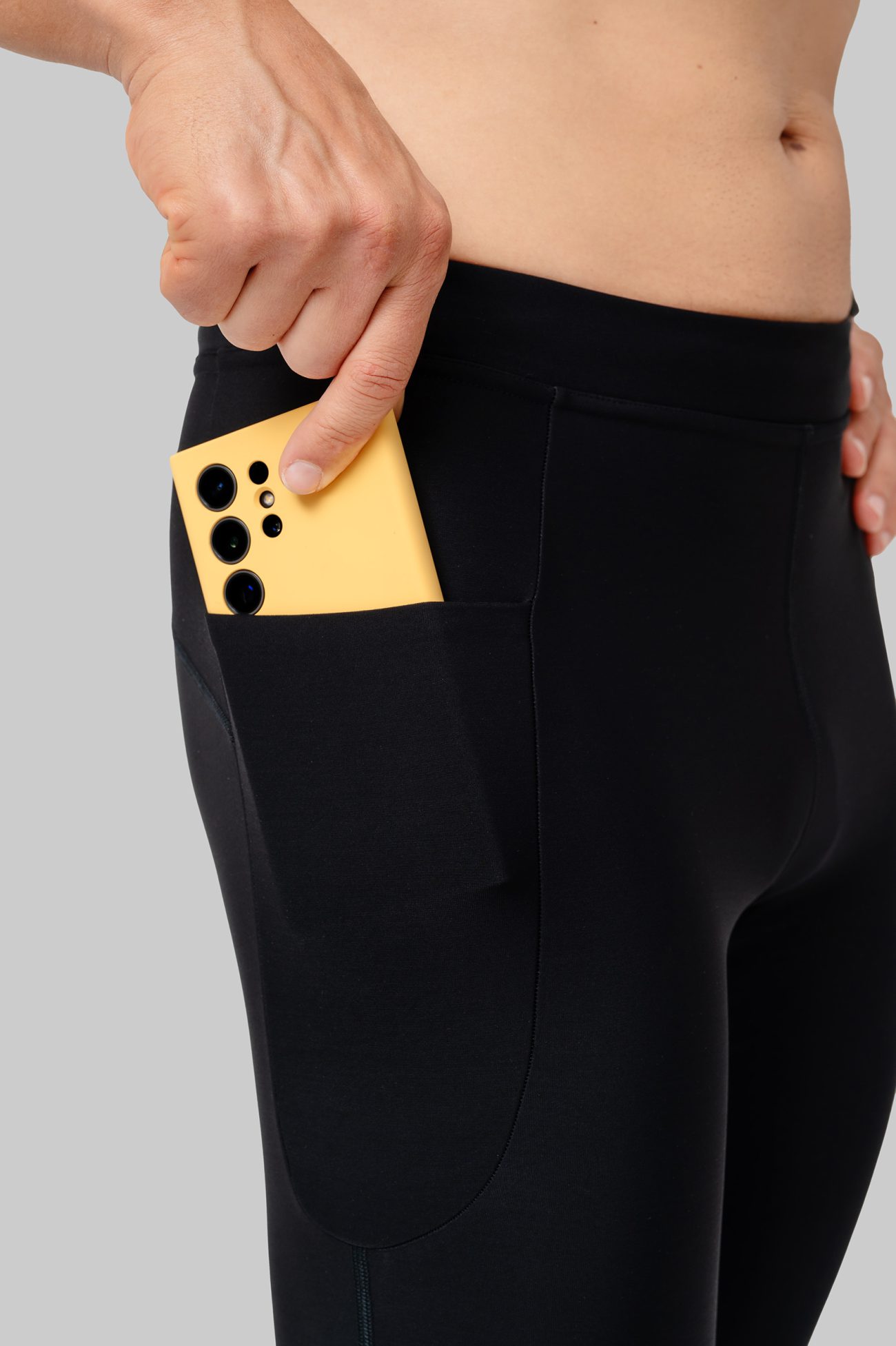 Мужские Утеплённые Беговые Тайтсы Practice Black