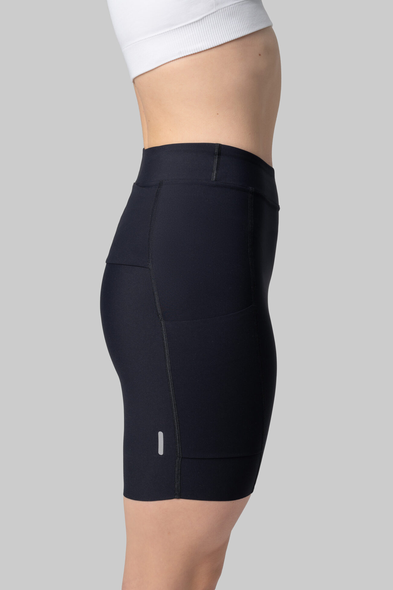 Женские Беговые Халф-тайтсы Cargo Black