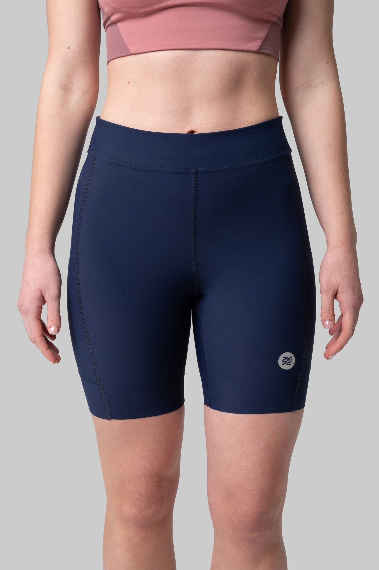 Женские Беговые Халф-тайтсы Cargo Navy