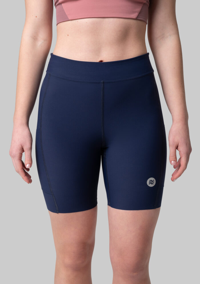 Женские Беговые Халф-тайтсы Cargo Navy