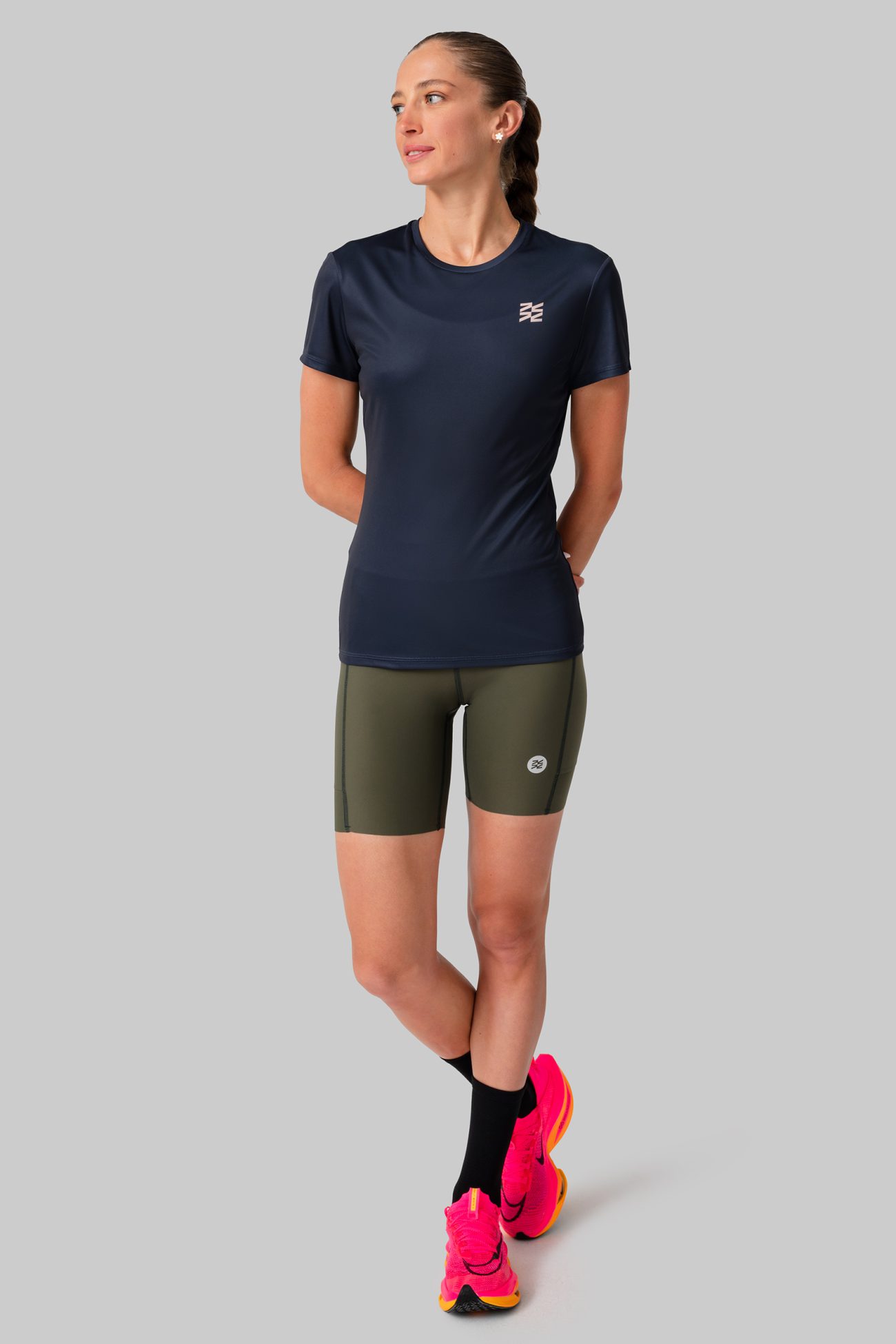 Женская Беговая Футболка Practice Relay Midnight