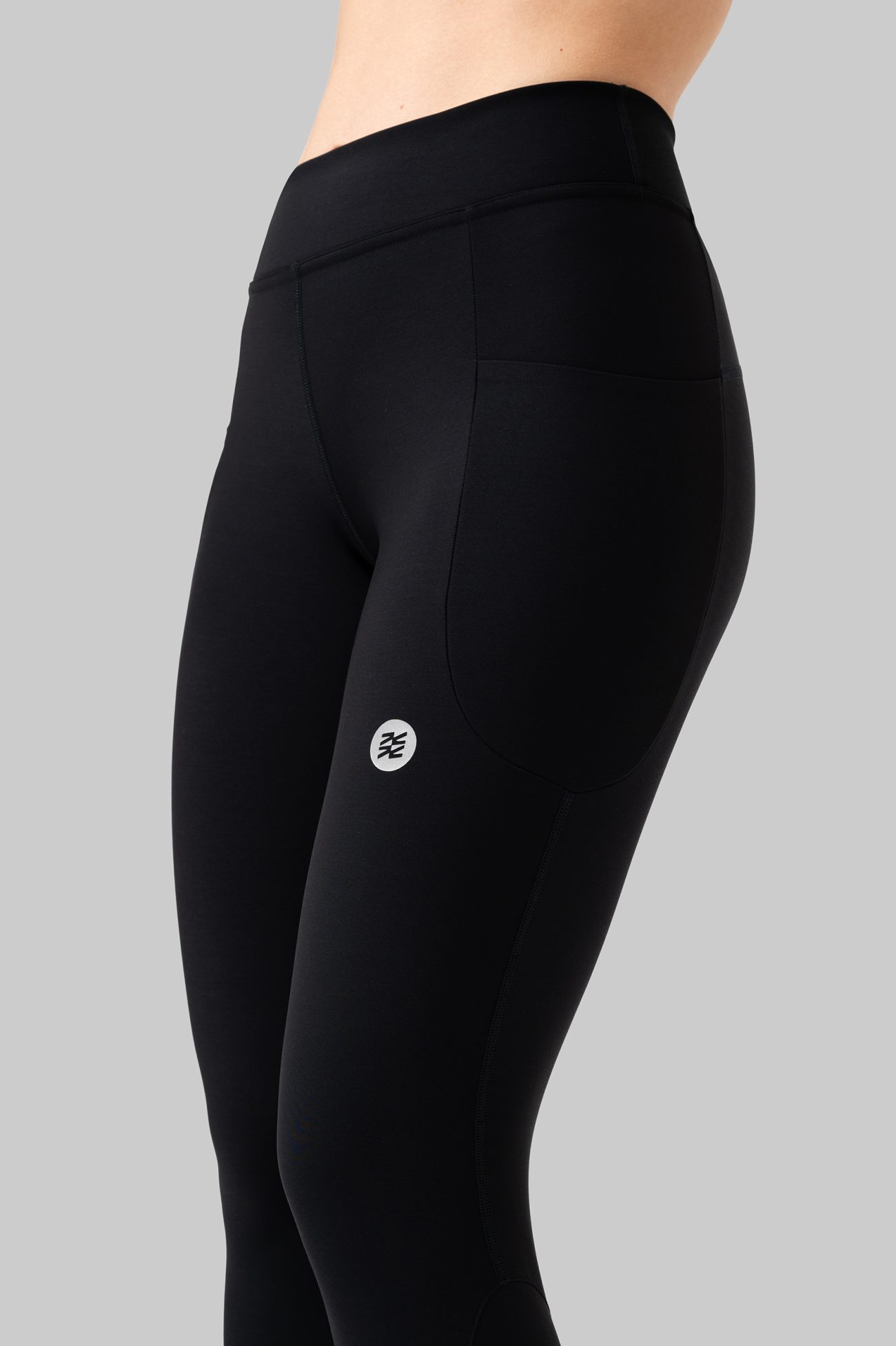 Женские Утеплённые Беговые Тайтсы Practice Black