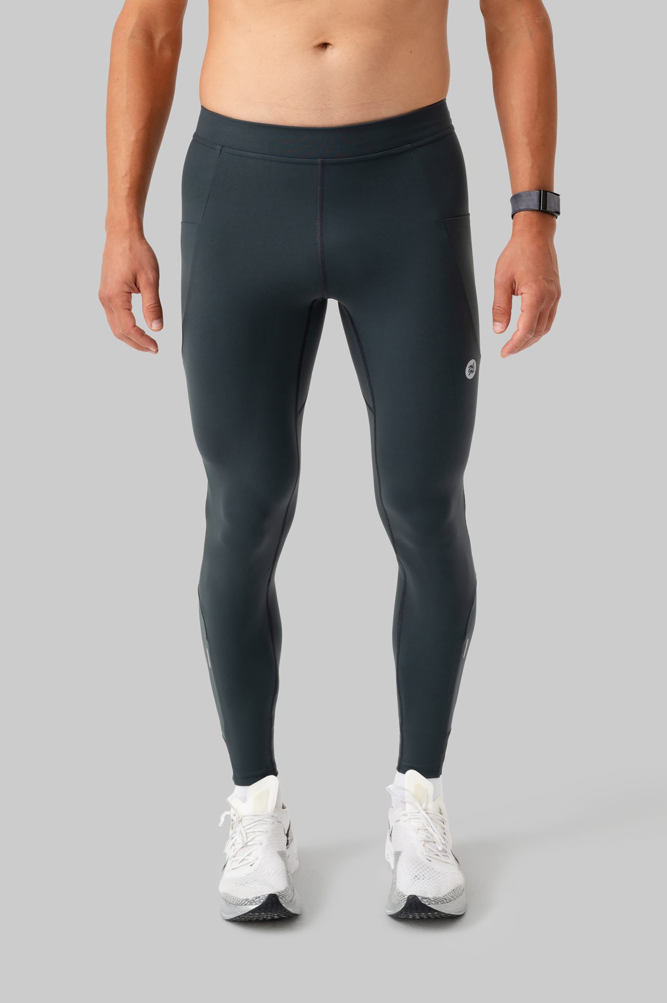 Мужские Беговые Тайтсы Practice Graphite