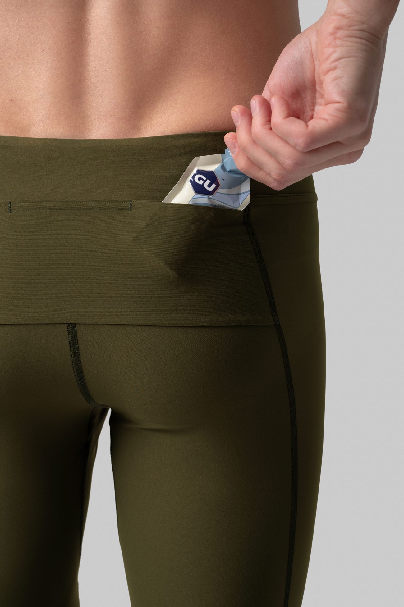 Мужские Беговые Халф-тайтсы Performance Olive