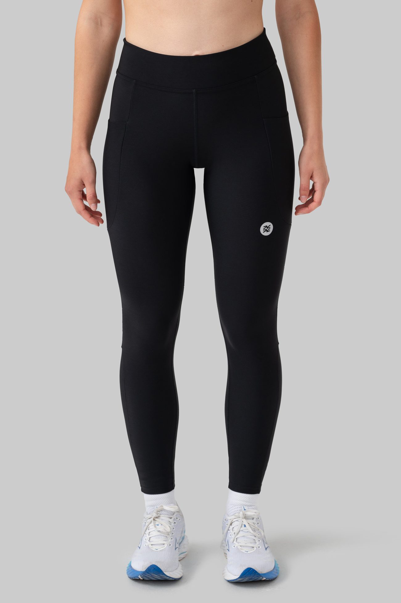 Женские Утеплённые Беговые Тайтсы Practice Black