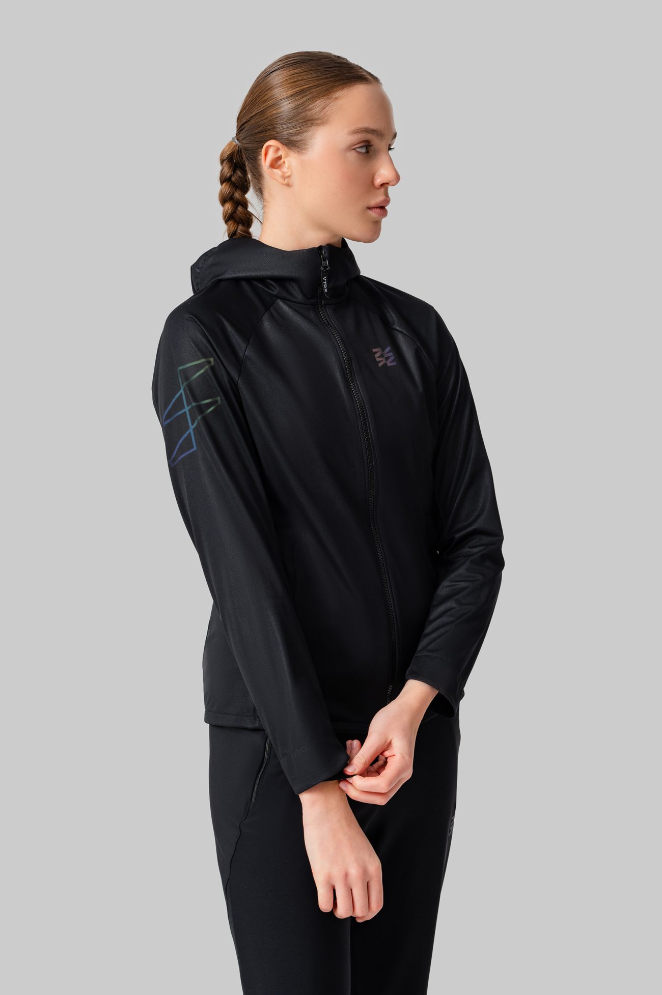 Женская Беговая Ветровка Practice Black