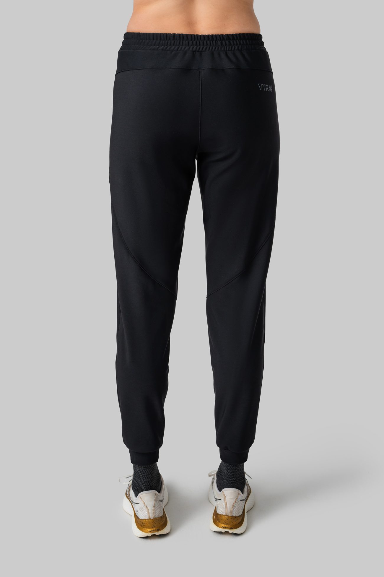 Женские Утеплённые Беговые Штаны Practice Black