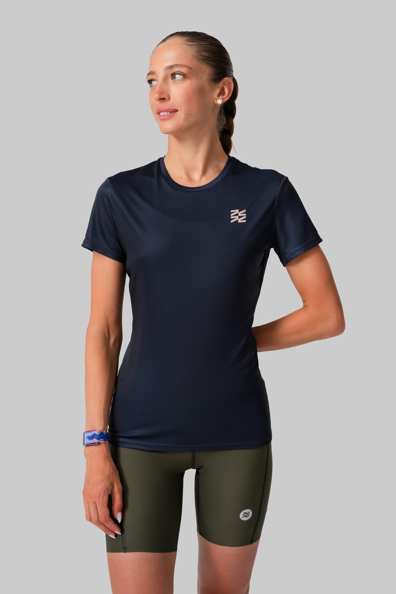 Женская Беговая Футболка Practice Relay Midnight