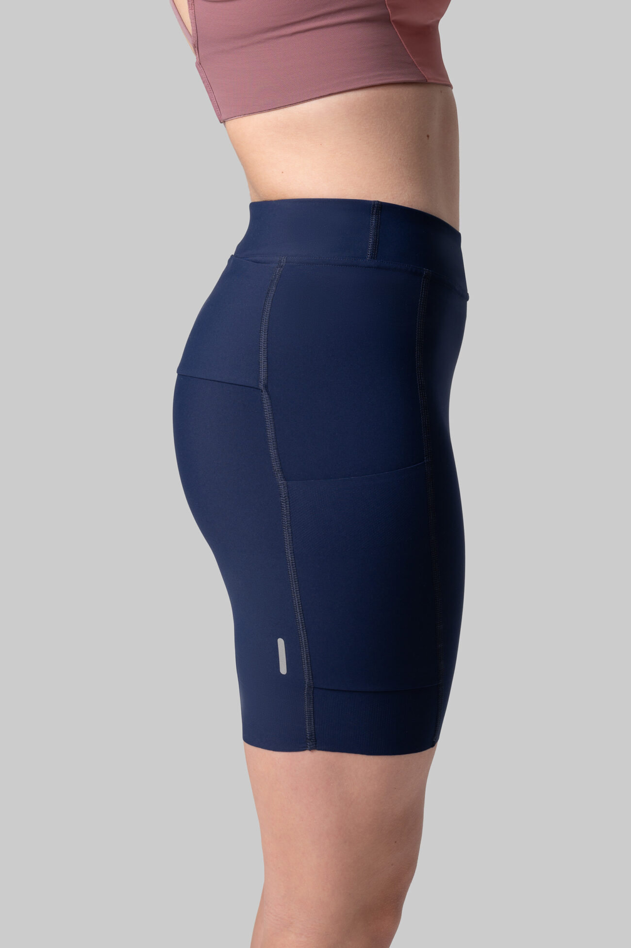 Женские Беговые Халф-тайтсы Cargo Navy