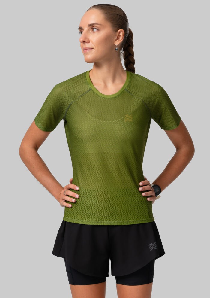 Женская Беговая Футболка Реглан Performance Avocado