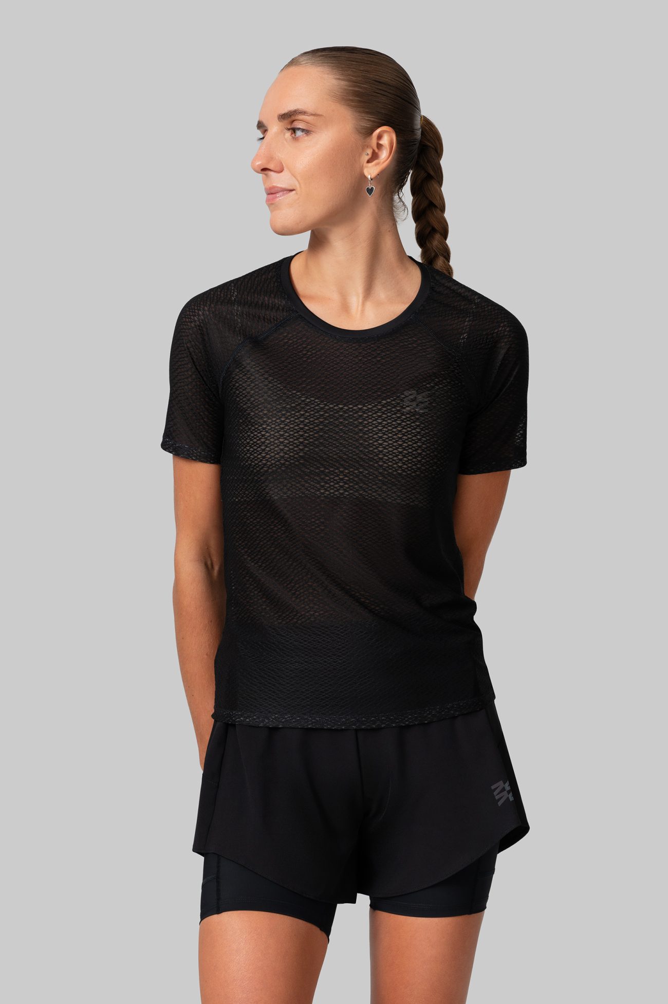 Женская Беговая Футболка Реглан Performance Black