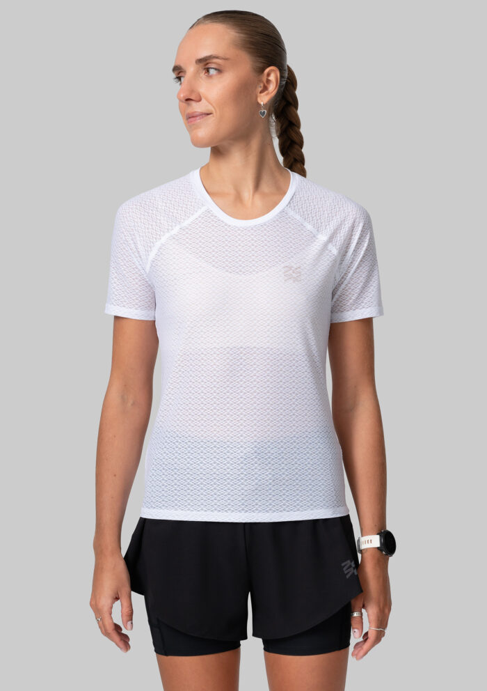 Женская Беговая Футболка Реглан Performance White