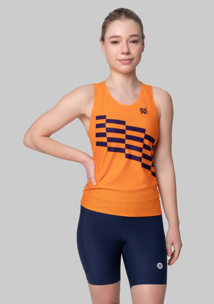 Женская Беговая Майка Performance Relay Tangerine