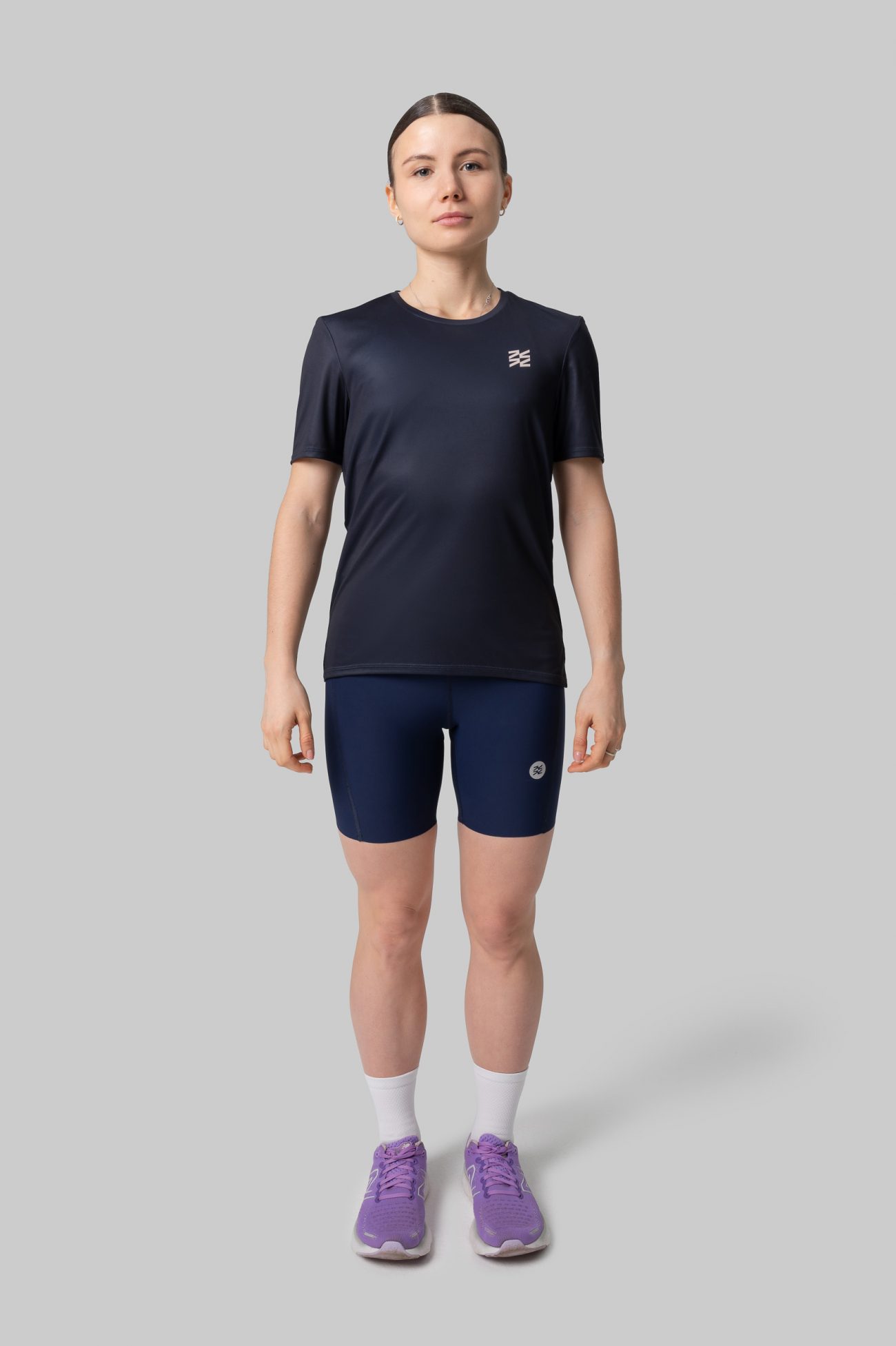 Женские Беговые Халф-тайтсы Performance Navy