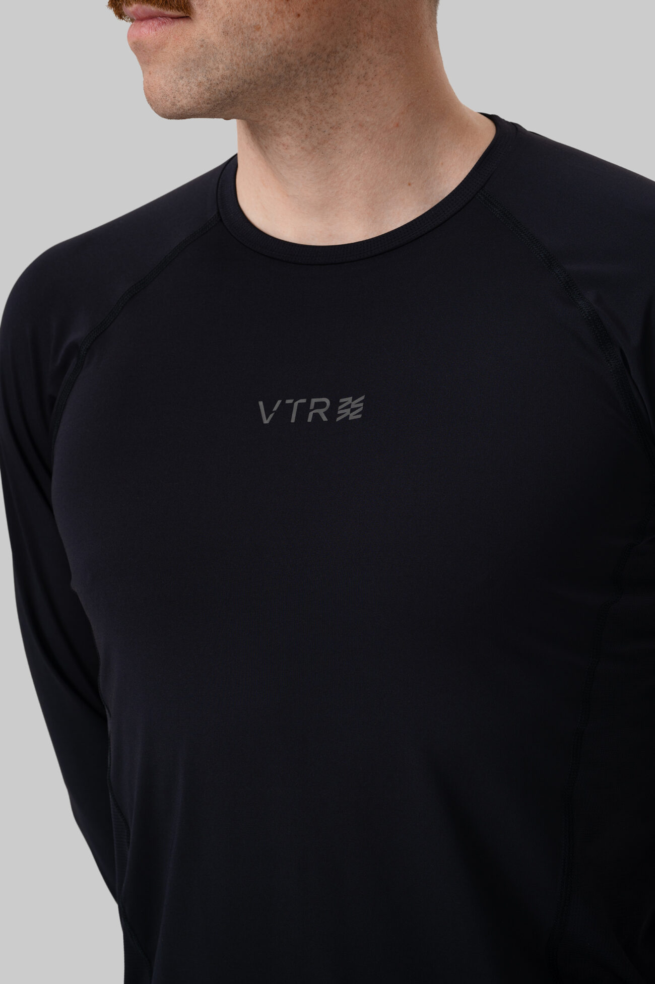 Мужской Беговой Лонгслив Practice Black