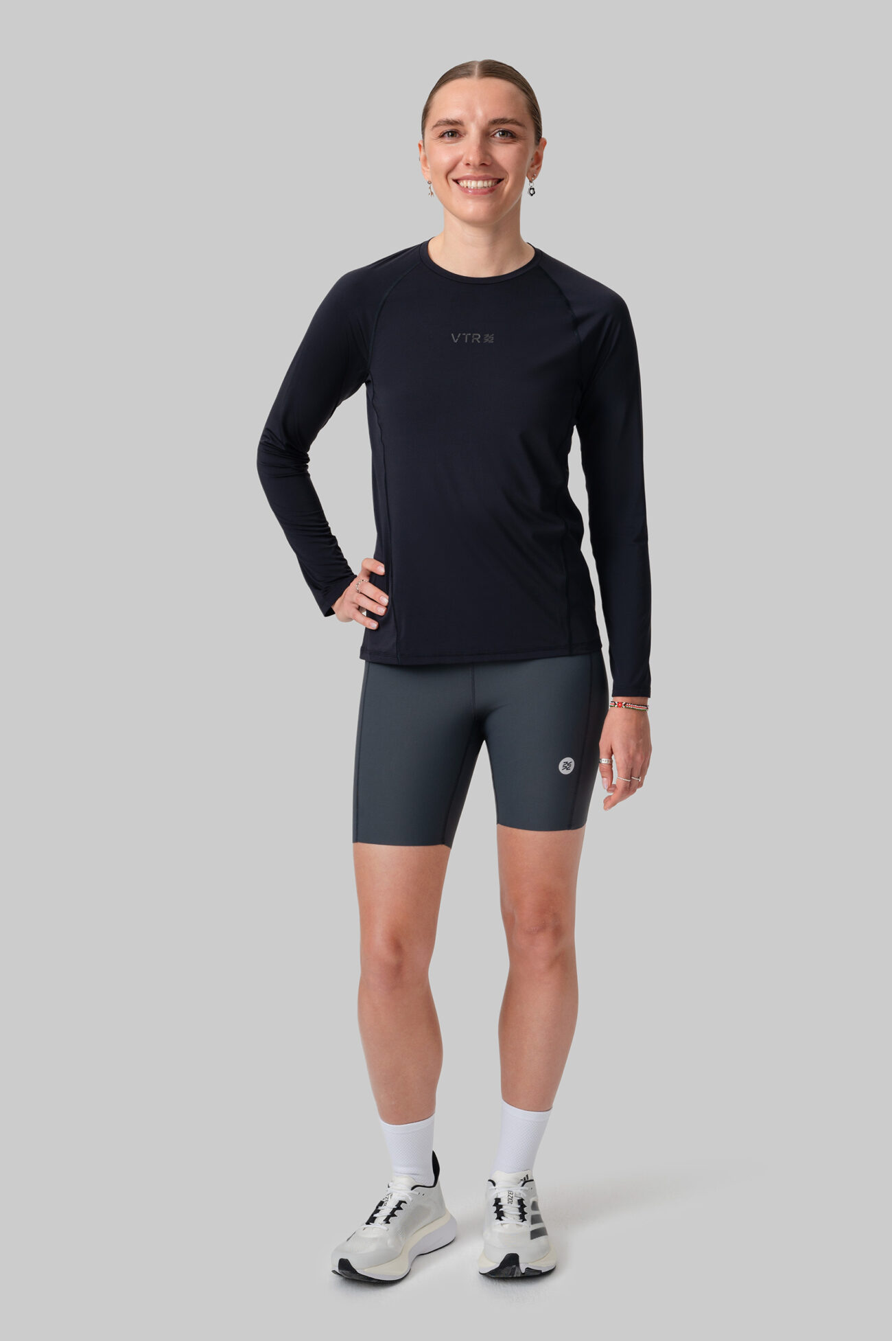 Женский Беговой Лонгслив Practice Black