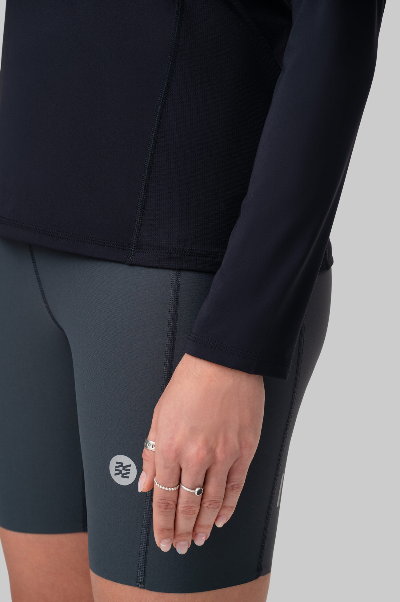 Женский Беговой Лонгслив Practice Black