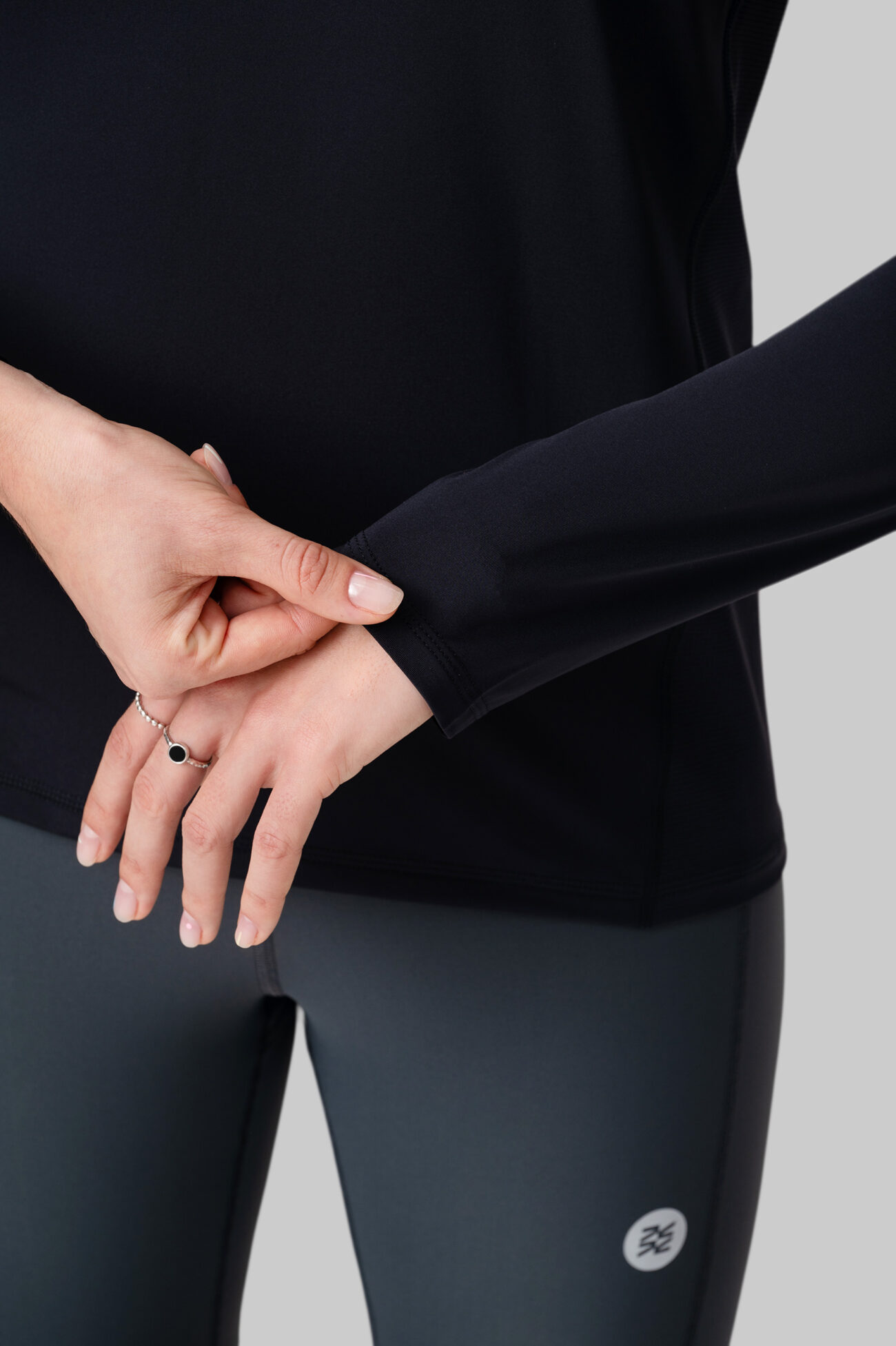 Женский Беговой Лонгслив Practice Black