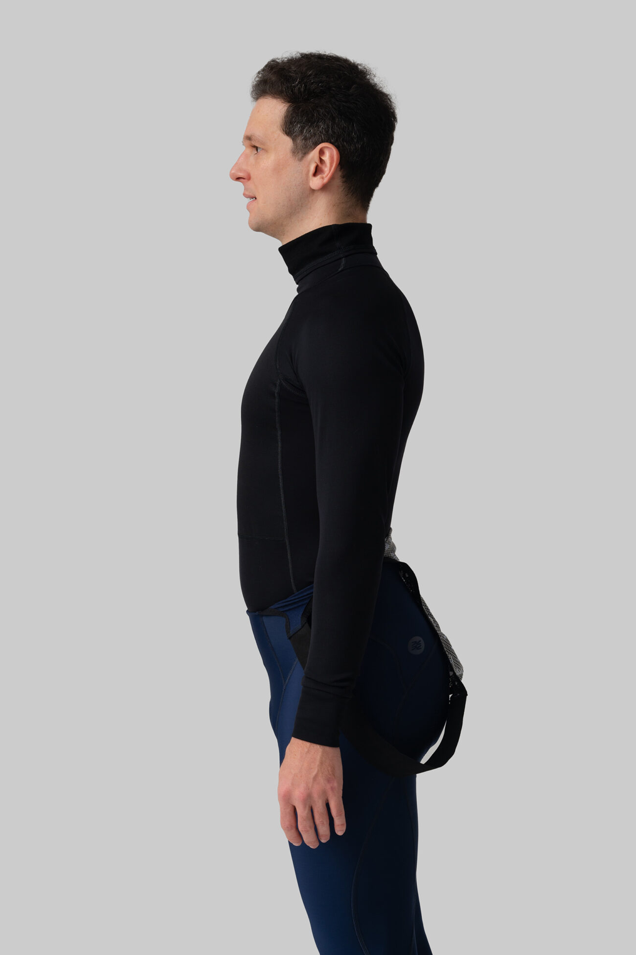 Мужской Мерино Базовый Слой с Длинным Рукавом Progress Black