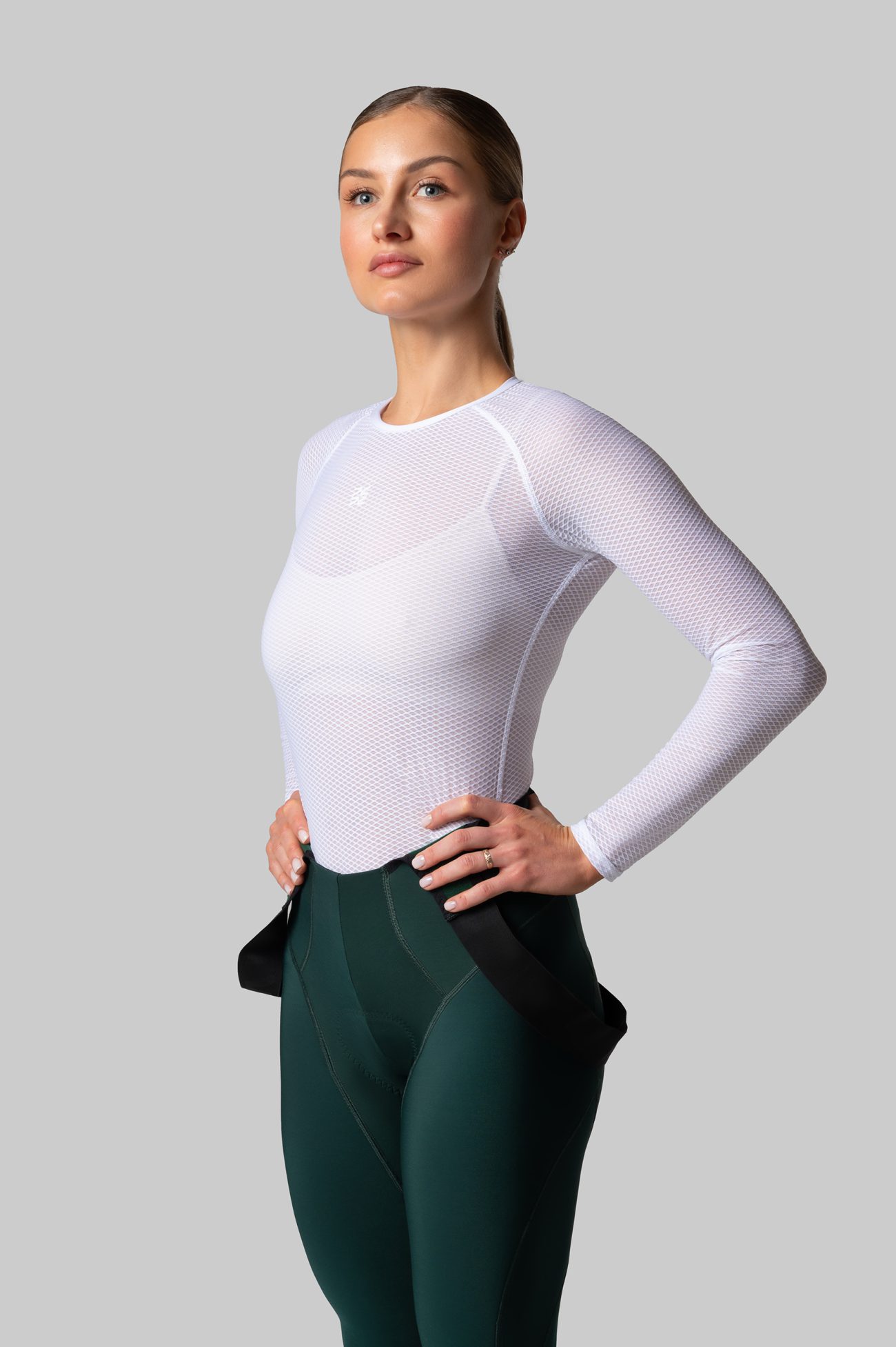 Женский Базовый Слой c Длинным Рукавом VTR White