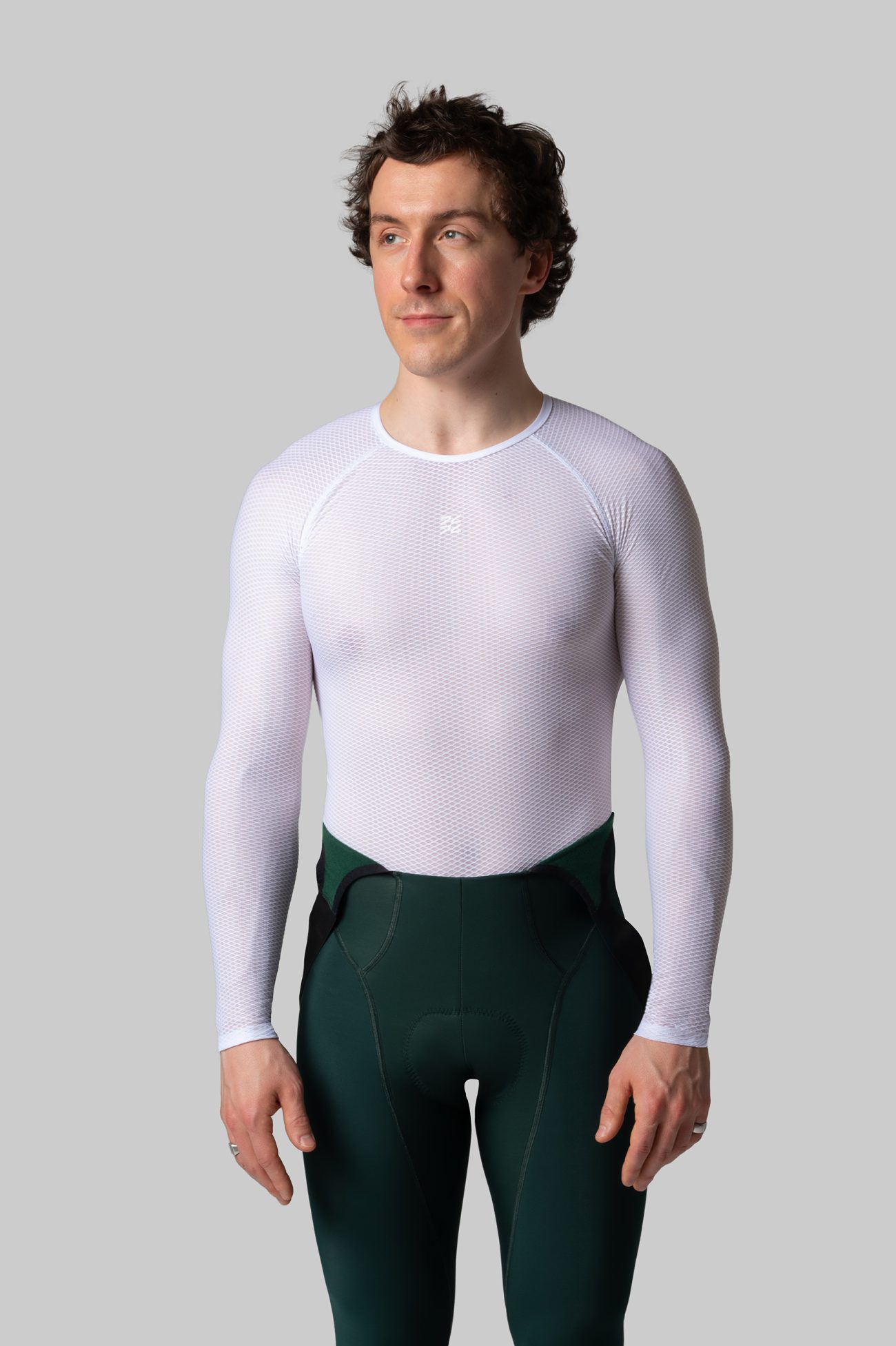 Мужской Базовый Слой c Длинным Рукавом VTR White