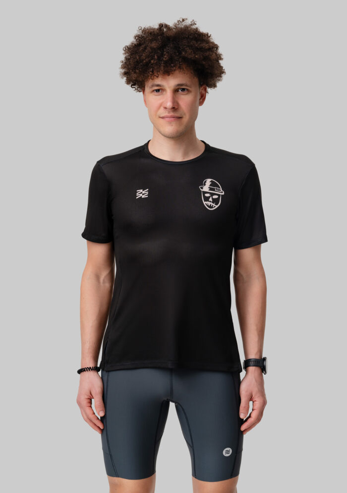 Мужская Беговая Футболка VTR x ZELRUN Voodoo Dude Gray