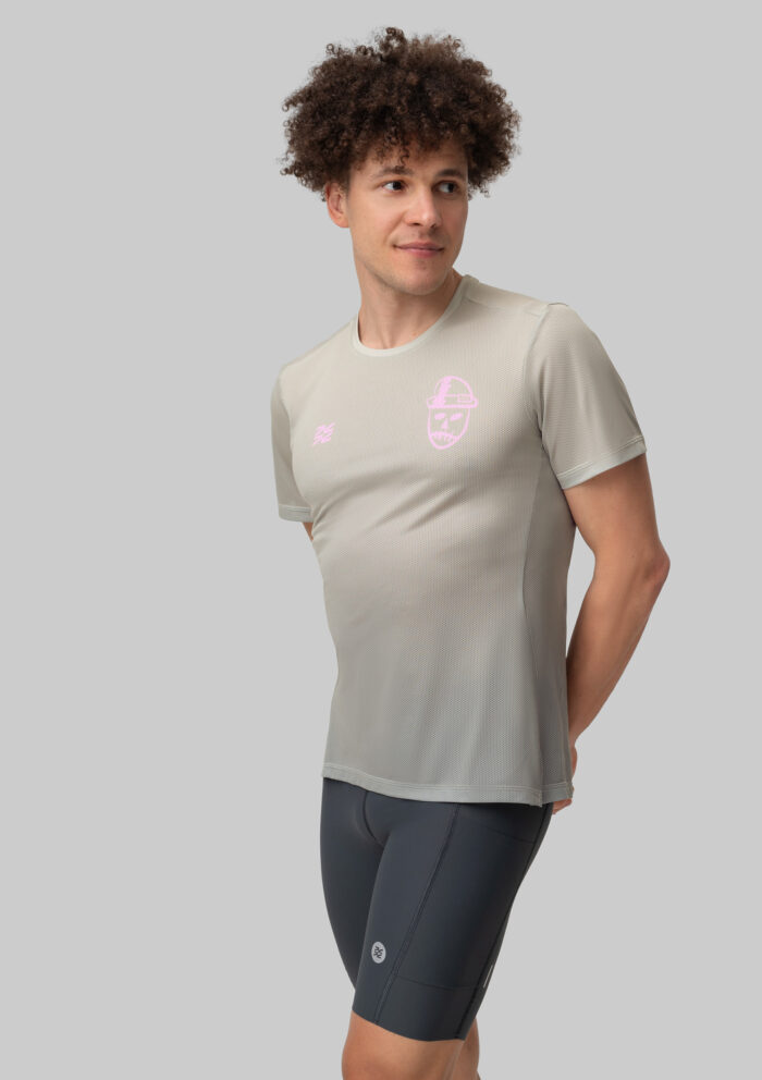 Мужская Беговая Футболка VTR x ZELRUN Voodoo Dude Pink