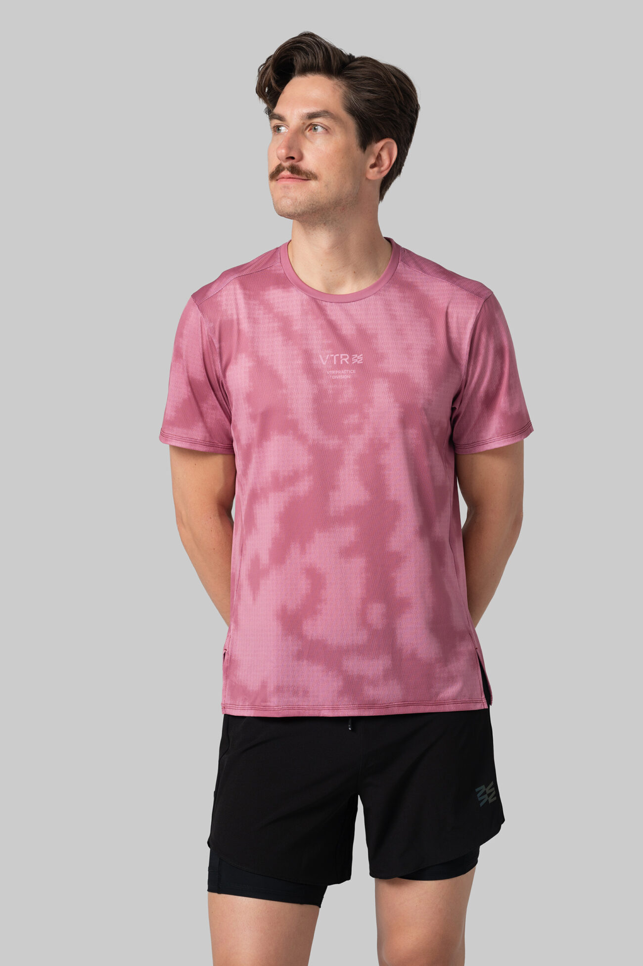 Мужская Футболка Беговая Practice Camo Mist