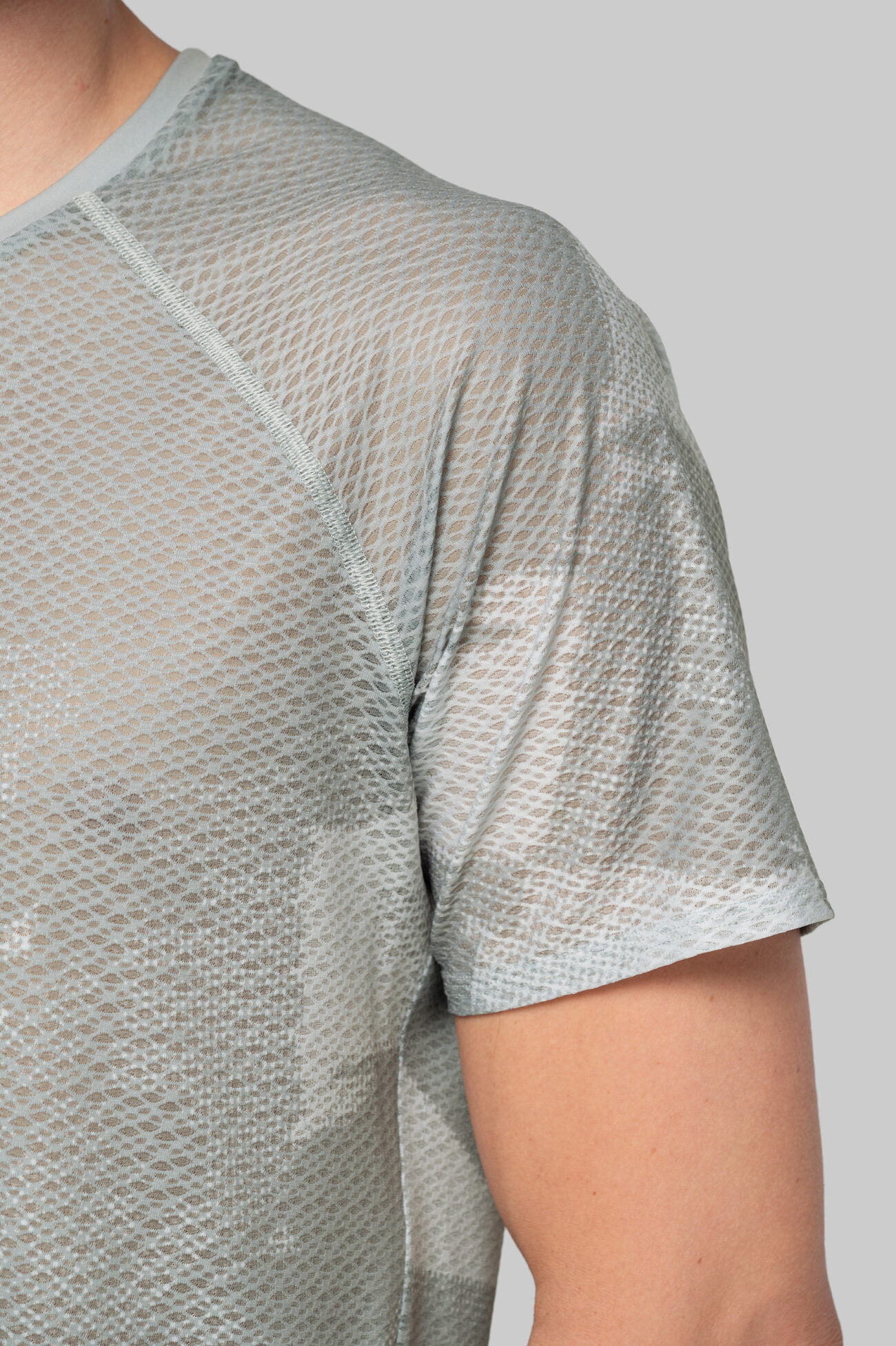 Мужская Беговая Футболка Реглан Olive Stride