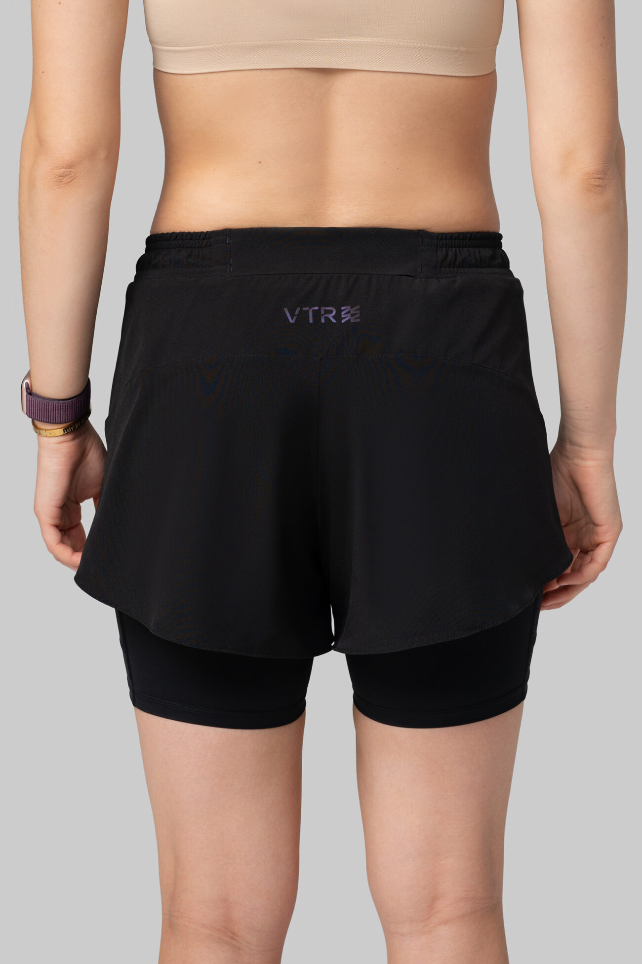 Женские Беговые Шорты Practice Black