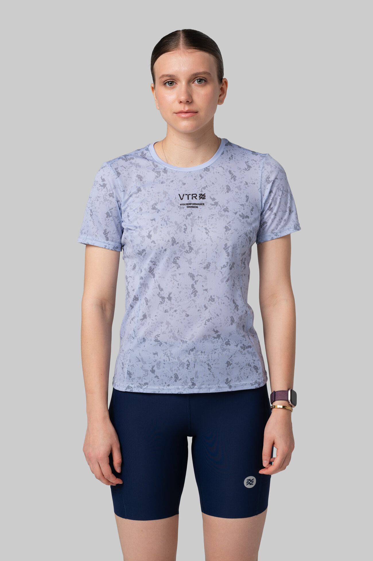 Женская Беговая Футболка Performance Blue Bloom