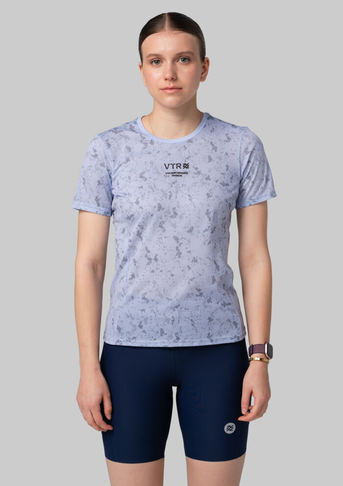 Женская Беговая Футболка Performance Blue Bloom