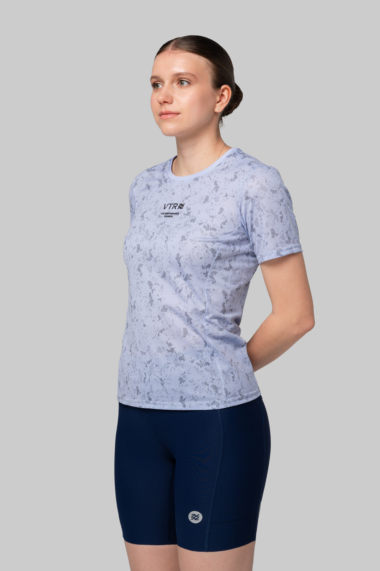 Женская Беговая Футболка Performance Blue Bloom