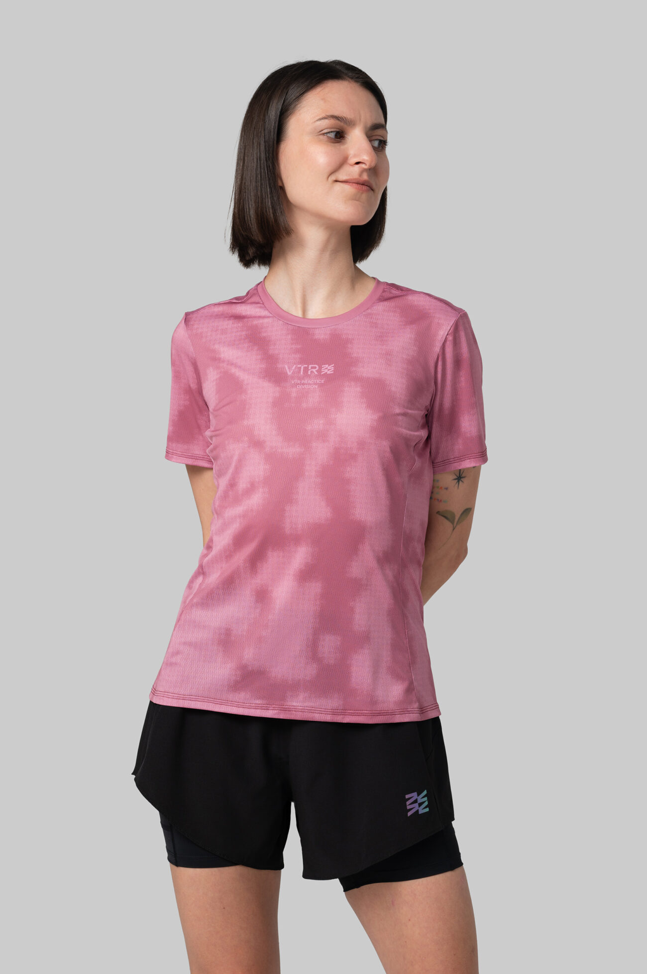 Женская Беговая Футболка Practice Camo Mist